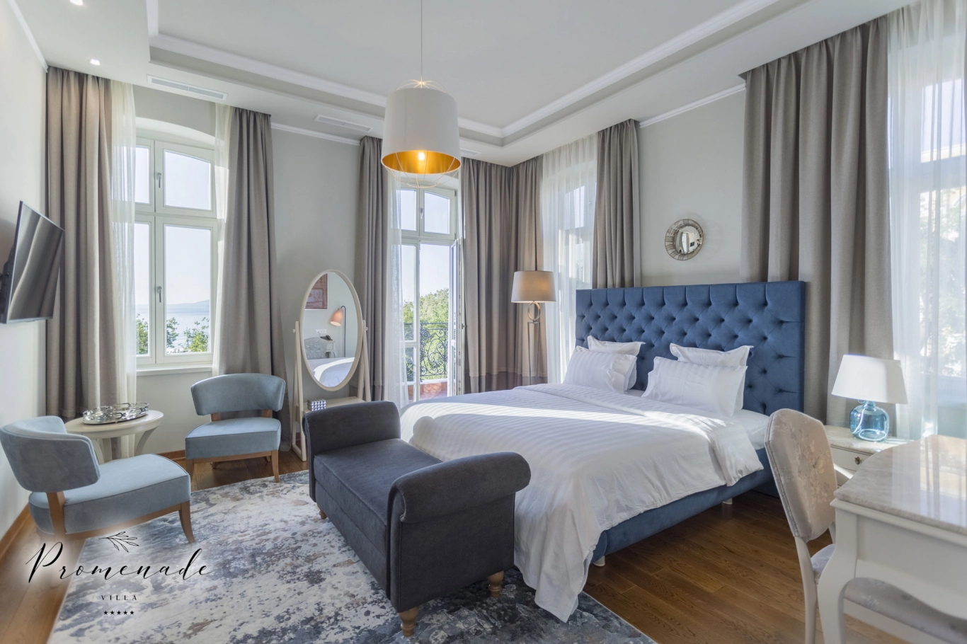 Студио Гранд Делукс с изглед към морето и балкон